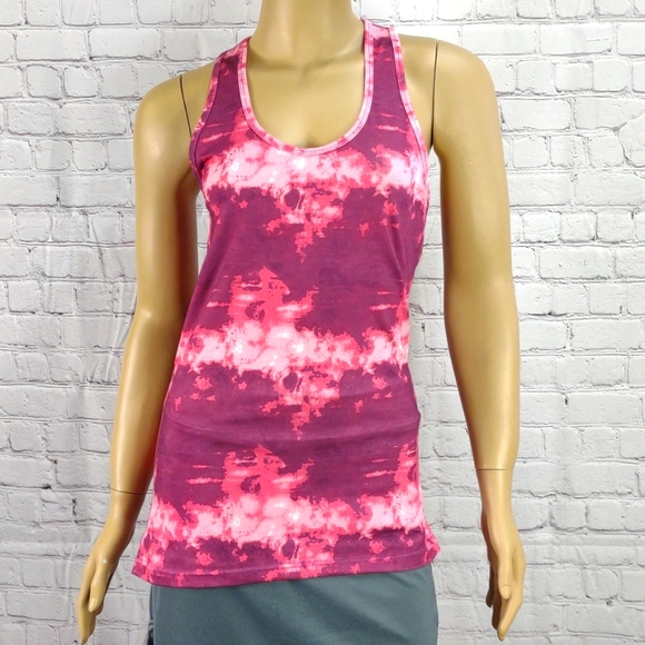 Inner Spirit size Medium Pink & purple tie-dye Racerback Athletic Sports Top - Picture 1 of 9